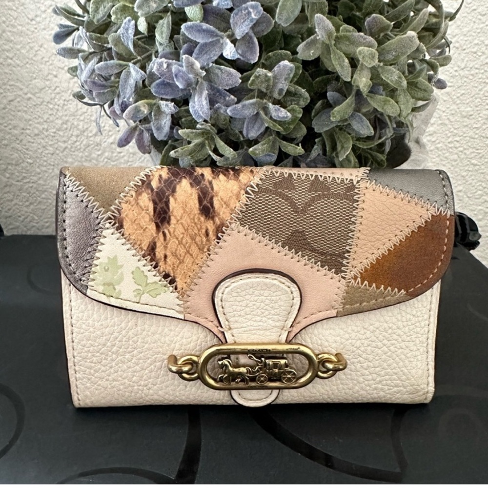 COACH Vintage Patchwork Leather Envelope Wallet